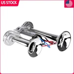 12V Super Loud Dual Trumpet Train Air Horn Compressor Kit For Trucks Car Boats. Fixed Price $20.29.