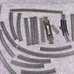 20 Piece Atlas Ho Scale Locomotive Train Track Curved Straight Yugoslavia Bundle. Fixed Price $19.00.