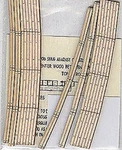 Blair Line Ho Laser-cut Curved 2-LANE Wood Grade Crossing PKG(2) 15IN 38.1CM 125. Fixed Price $8.98.