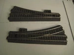 Marklin H0 24611 & 24612 Straight Turnouts W/74461 74491 Digital Mechanism #6. Fixed Price $142.49.