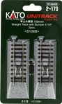 Kato Ho Unitrack 109MM 1/4 Inch Bumpers (2 Pcs) 2-170. Fixed Price $10.59.
