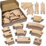 Muyutoy Wooden Train 44PCS, Tracks Expansion Accessories Exp.... Fixed Price $54.40.