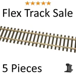 Atlas Z Scale New Code 55 24" Nickel Silver Super Flex Track (5 Pcs) 2810-5. Fixed Price $36.22.