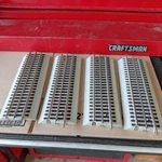 LIONEL6-12014 Fastrack 10 Straight Gauge Pack Of Lot. Fixed Price $25.00.