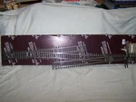 Shinohara #110 Ho Scale Nickel Silver C100 #6 R/h Single Crossover Turnout. Fixed Price $49.99.