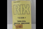 Rix Twin-coil Switch Machine 628-4 New Package. Fixed Price $6.49.