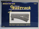Lionel American Flyer Fastrack R20 Rh Manual Switch Gauge Rail 6-49869 New. Fixed Price $48.84.