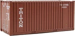 Walthers 20' Corrugated Container W/ Flat Panel Triton Ho Scale. Fixed Price $11.99.