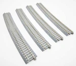 Kato Ho Code 83 Concrete Tie Large-radius Curve Unitrack 60-7/8IN 15 2-321. Fixed Price $22.98.