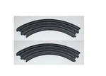 (2) 9" Inch Radius 1/4 Curve Ho Slot Track Aurora Racemasters 8623 AFX70602. Fixed Price $8.99.