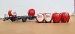 Marklin Ho 48941 Set Of 2 Eku Beer Wagons W/6 Containers Nib. Fixed Price $52.00.