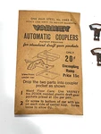 Varney #2483.S One Pair Of Automatic Ho Couplers For Rolling Stock. Fixed Price $6.95.