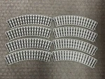 + Mth Standard Gauge Tinplate 42" Diameter Curve Track W/roadbed 8 Sections. Fixed Price $80.00.