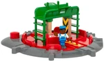 Brio World 33476 - Turntable & Figure 2 Piece Wooden Toy Train Accessory For K. Fixed Price $52.62.