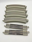 Bachmann Ho Nickel Silver E-z Track Bulk Lot 24X 18" Radius Curve & Rerailer. Fixed Price $129.99.