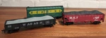 Lot 3 Ho Bachmann Box Cars Reading 115404, Wabash Gondola 7242, Katy M-k-t 46725. Fixed Price $19.99.