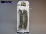Bachmann E-z Track Ho 15" Radius Curves (4) Nickel Silver Roadbed BAC44505 New. Fixed Price $14.94.