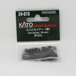 Kato Unitrack 24-819 Unijoiner Brown 20 Pcs For Ho & Scale Model Trains. Fixed Price $5.85.
