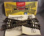 Vtg 50'S Fleischmann 1712 Ho Crossover Train Track W/ Book & Box, W. Germany. Fixed Price $9.99.