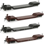 Evemodel Trains Unit Ho Scale 1:87 Depressed Center Flat Car C8770. Fixed Price $32.99.