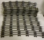 15 Sections Lionel Gauge 072 Curve Tracks Near Mint Condition. Fixed Price $99.99.