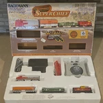 Bachmann Scale 24021 Super Chief Train Set As-is (no Track, Defective Loco). Fixed Price $34.99.