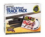 Bachmann 44497 Ho Steel Alloy Your First Railroad E-z Track Expansion Pack. Fixed Price $219.85.