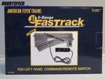 Lionel American Flyer Fastrack R20 Left Command/remote Switch Gauge 6-47941. Fixed Price $108.84.