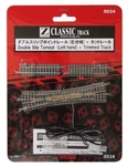 R034 Rokuhan Z Gauge Double Slip Point Rail Left Turnout + Cut Track. Fixed Price $59.01.