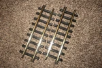 New Bright Holiday Express 2 Straight Tracks 384 Series Polished Train. Fixed Price $22.50.