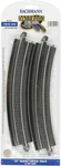 Bachmann #44401 Ho Ez-track 18" Radius (4) New Free Shipping. Fixed Price $17.99.