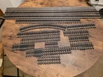 Lot Of 16 Misc. Gargraves Gauge Wood Track Sections. Needs Good Cleaning. Fixed Price $50.00.