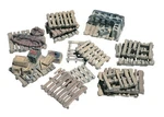 Woodland Scenics Ho 204 Pallets Assorted Skids Details Unpainted Metal. Fixed Price $17.99.