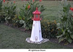 Amish-made Replica Cape May, Nj Lighthouses With Solar-powered Led Lighting!. Fixed Price $429.00.