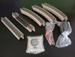 Bachmann Ez 18" 30 Degree Curves / Power Pack.straight Tracks. Brand New !. Fixed Price $49.99.