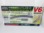Kato 20-865 Unitrack V6 Outer Oval Set Compact And Bilingual Scale. Fixed Price $50.00.