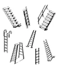 Central Valley Ho Steps & Ladders PKG(4) 1602. Fixed Price $11.98.