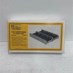 Micro Engineering Ho Scale Double-track Thru Girder Bridge Gray Plastic 75-521. Fixed Price $28.00.