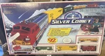 Vtg Bachmann Silver Comet Santa Fe Ho Electric 5 Cars + Ez Track Train Set 00602. Fixed Price $199.99.