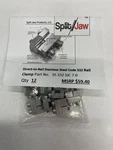 Split Jaw 332-SJC Direct-to-rail Stainless Steel Clamp (pack Of 12). Fixed Price $85.14.