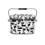Large Oval Sewing Basket, Black Cats. Fixed Price $96.17.