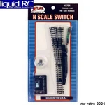 Atlas Trains 2704 Code 80 #6 Remote Left-hand Turnout. Fixed Price $26.84.