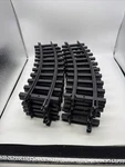 New Bright Track, 12 Curved Plastic. Fixed Price $24.00.