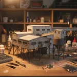 Detailed Diamond Coal Corporation Ho Scale Mining Structure Kit - Easy Assembly. Fixed Price $81.78.