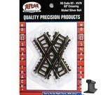 Atlas Ho Scale New 2025 Code 83 60-DEGREE Diamond Crossing Snap Track 576. Fixed Price $12.15.