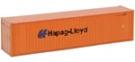Walthers Scale New 2025 Hapag-lloyd 40' Ribbed Container 949-8804. Fixed Price $9.67.