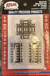 Atlas Railroad Ho-gauge Code 83 90 Crossing Nickel Silver ATL577. Fixed Price $11.84.