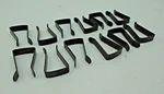 American Flyer 12 Wide Track Locks Blackend #26693 New Us Made Excellent Repro. Fixed Price $8.95.