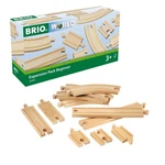 Brio World Expansion Pack Beginner 11-PIECE Wooden Train Track Ys/m, White.. Fixed Price $43.15.