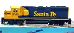 Ho Athearn 4631 GP-50 Santa Fe # 3814. Fixed Price $59.99.
